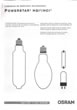 Fabrica de Lamparas, Linea Osram, Luces Osram