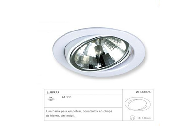 Fabrica de Lamparas, Embutidos Halospot, Lamparas Profesionales