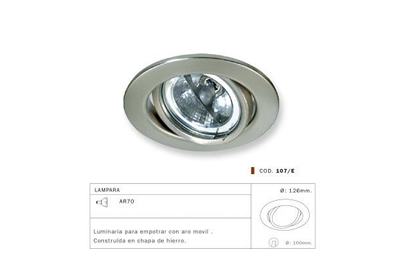 Fabrica de Lamparas, Embutidos Halospot, Lamparas Profesionales